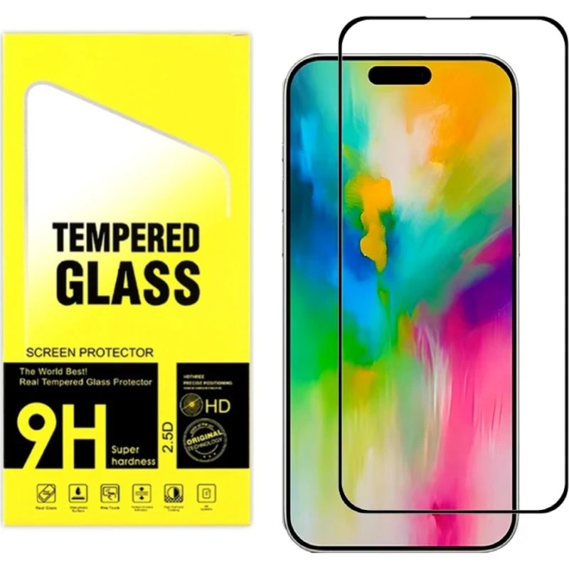 2x Hærdet glas skærmbeskyttelse til iPhone 16 / 16 Pro / 16 Pro Max