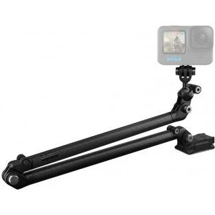 GoPro Boom-stang med klæbemonteringer (flad & buet)