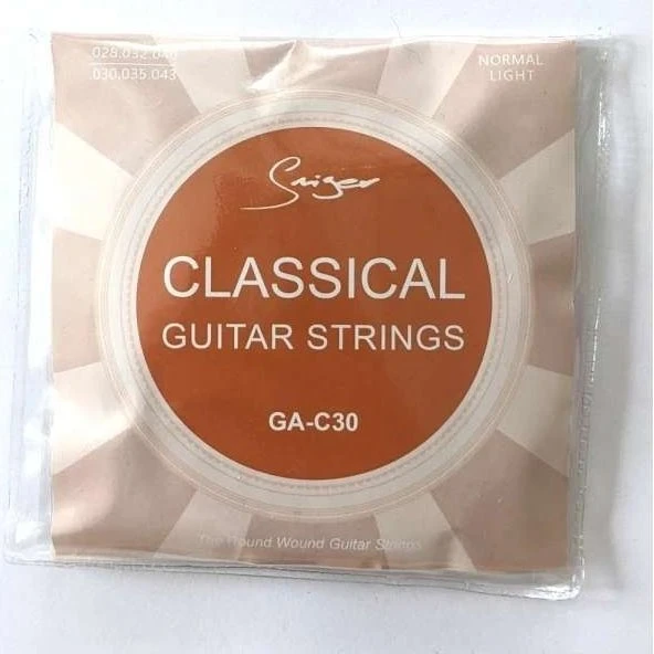 GA-C30 Nylonstrenge - Komplet sæt til guitar