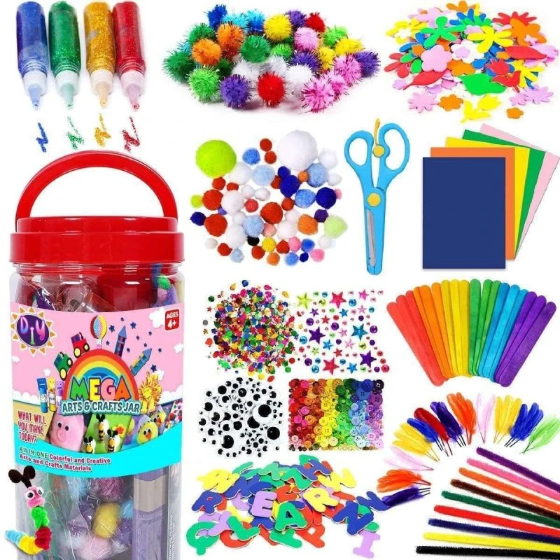 Mega Craft kit - Kreativt hobby-sæt med piberensere og øjne