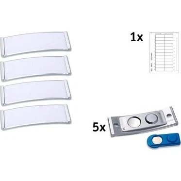 Avery Badgepoint navneskilt m/magnet 68x22 mm (5 stk)