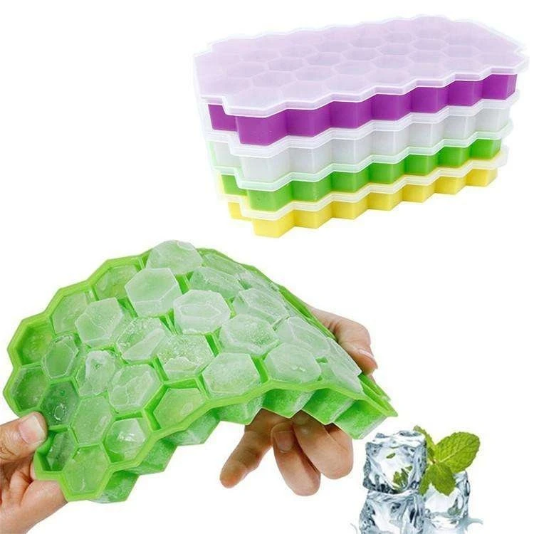 Hexagon Isform i silikone til cocktails og whisky