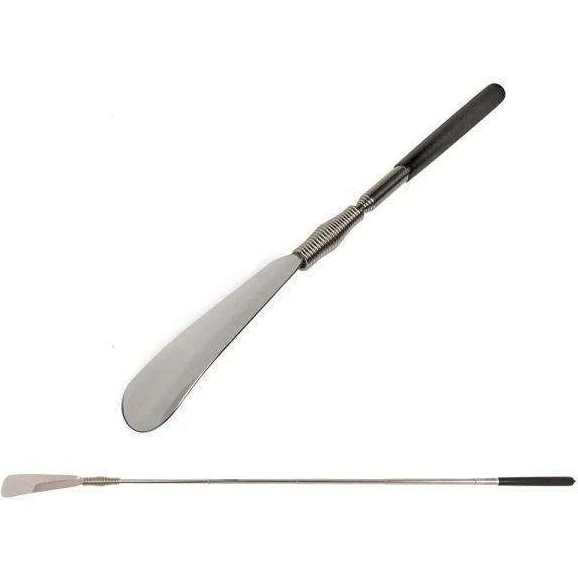 Udtrækkeligt metal skohorn - 77 cm