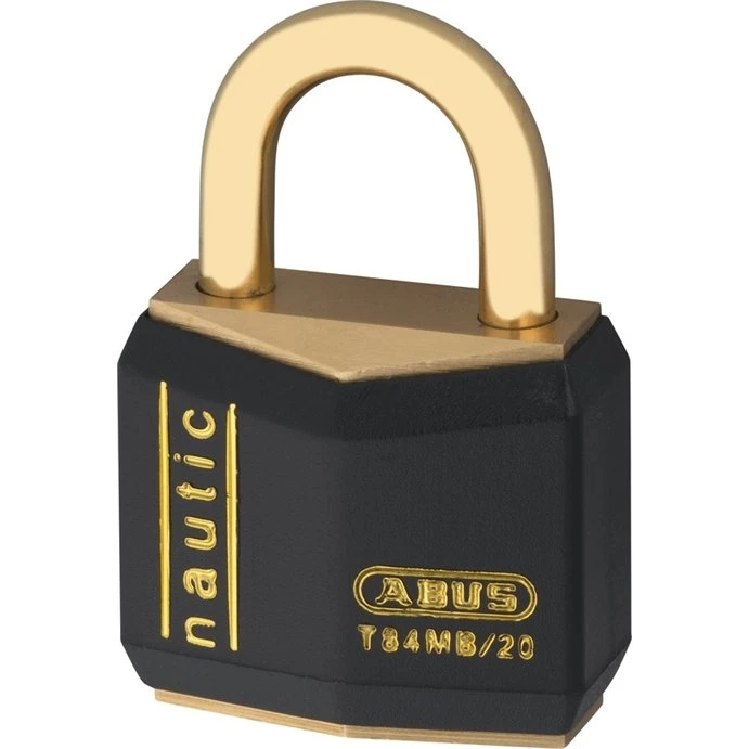 ABUS T84MB/20 Marine hængelås i massiv messing med vinylbeskyttelse