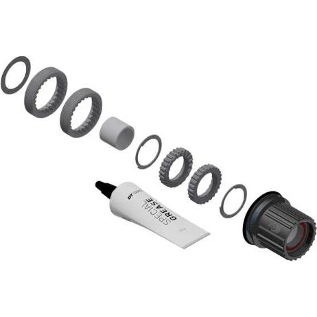 DT Swiss LN Ratchet opgraderingskit Shimano Micro Spline 18T (stål)