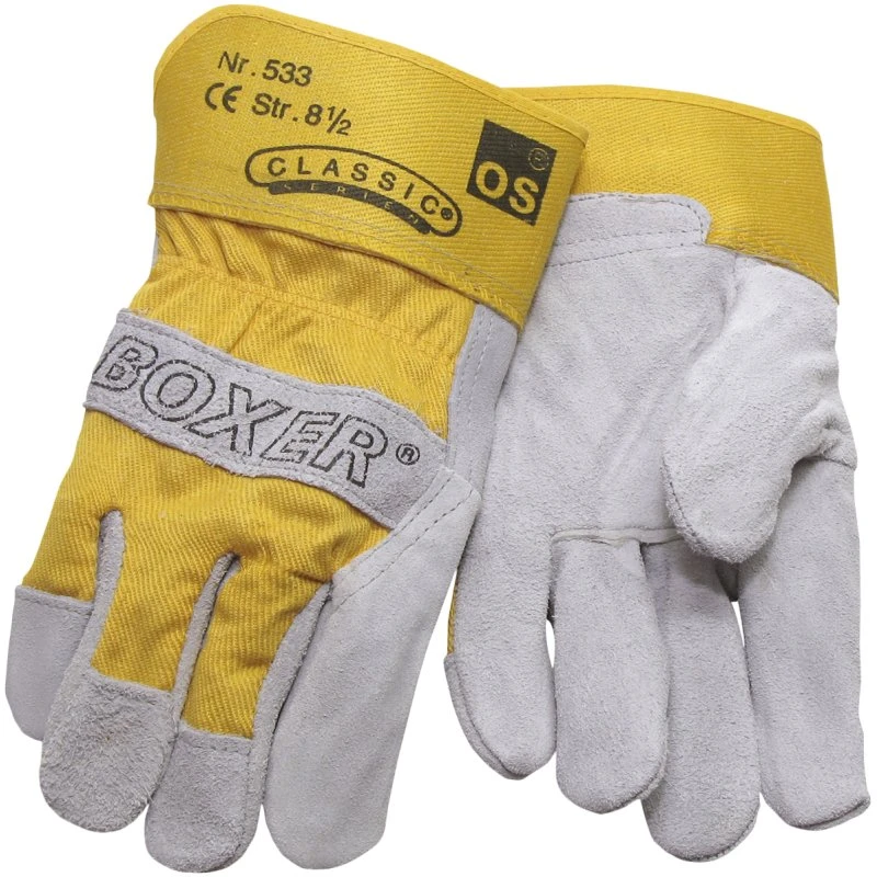 Classic Boxer 533-11 arbejdshandsker i oksespalt