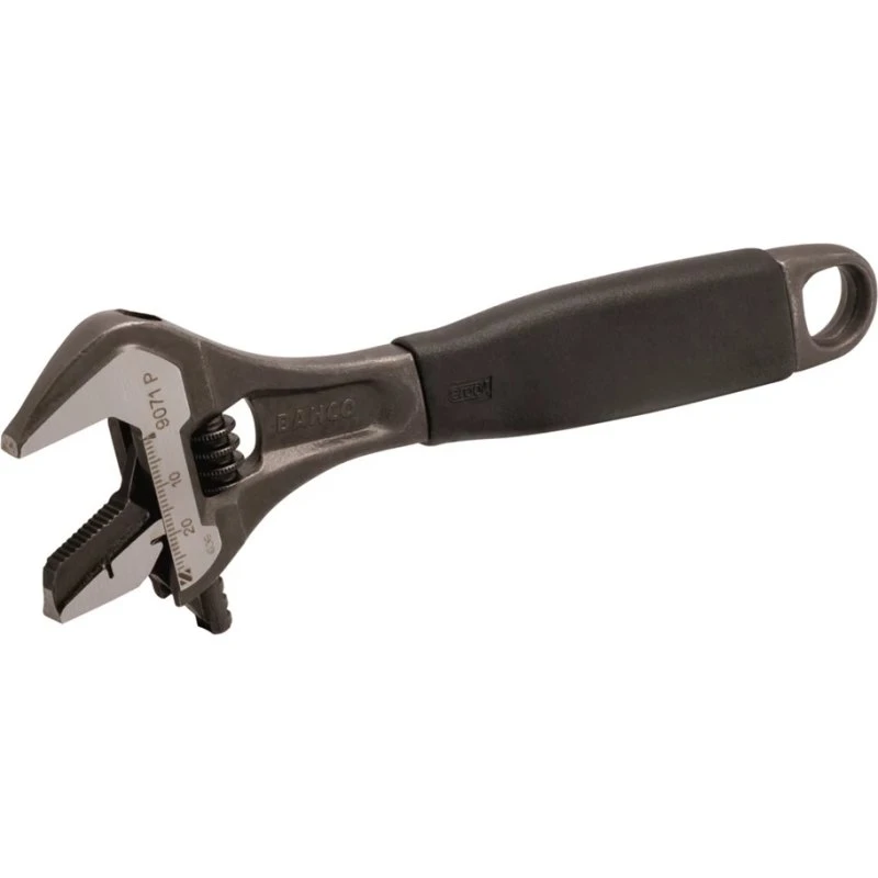 Bahco ERGO rørskiftenøgle 208 mm, vendbar kæbe, sort