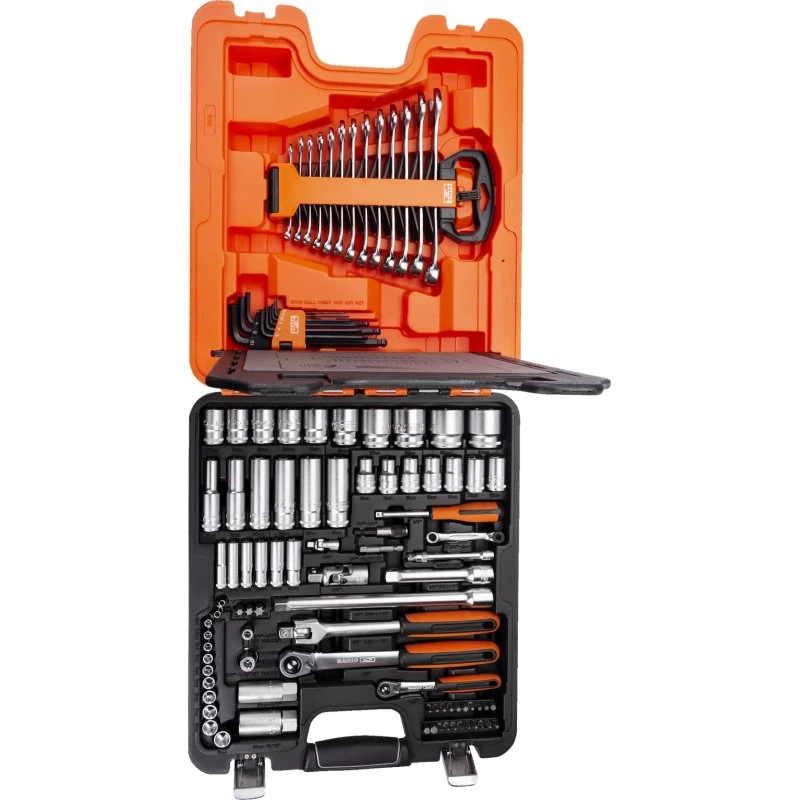 Bahco S103 Topnøglesæt 1/4''+1/2'' 103 dele (4-34 mm)