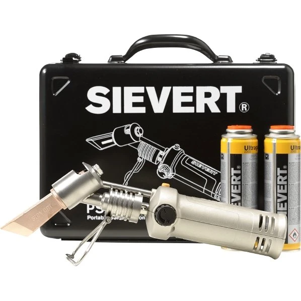 Sievert PSI 3380 loddekolbe standard sæt med 2 gasdåser