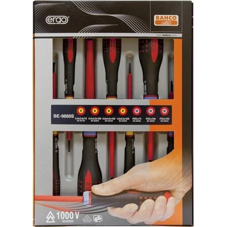 Bahco Skruetrækkersæt 7 dele 1000V PZ/LK ERGO