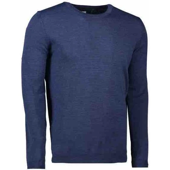 Seven Seas The Knit S650 Pullover i blå melange, str. XL