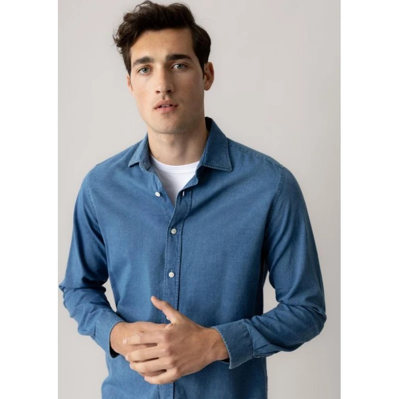 MMGMarco Oxford Indigo Skjorte