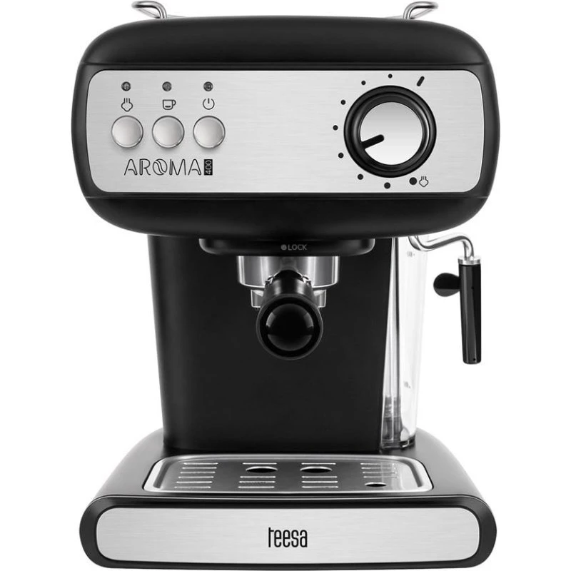 Teesa AROMA 400 Espressomaskine - Sort/Sølv