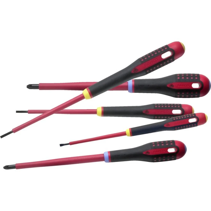 BAHCO ERGO Skruetrækkersæt 5 dele – isoleret 1000V