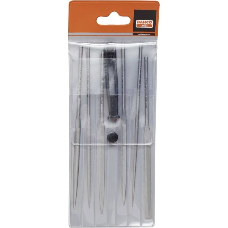 Bahco Nålefilssæt 2-470, 6 dele med etui