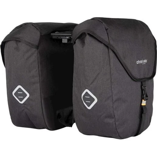 AtranVelo Zap AVS Sidetaskesæt 38L – Sort