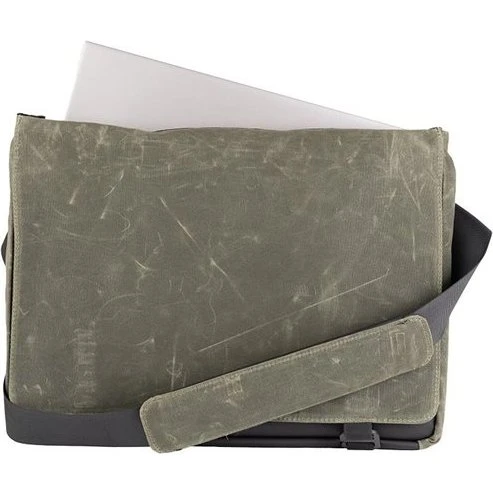 AtranVelo Metro Messenger 15" AVS skuldertaske, grøn