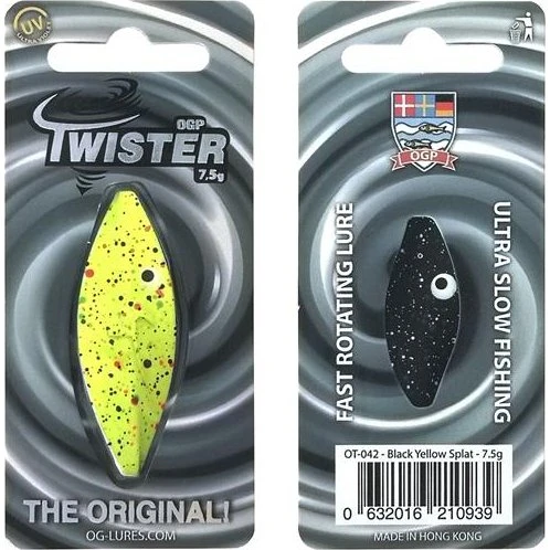 OG Paint Twister Gennemløber - Black/Yellow Splat 7,5g