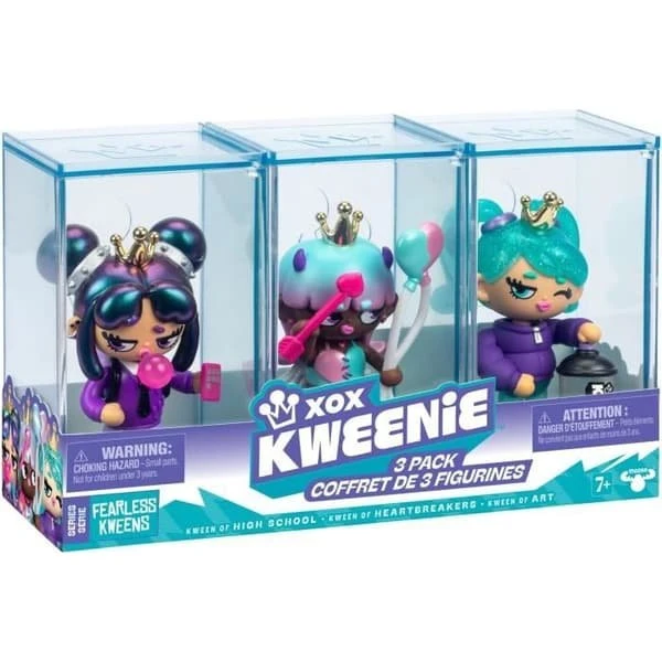 Dockpaket XOX KWEENIE Fearless Series - 3 stk. 13 cm