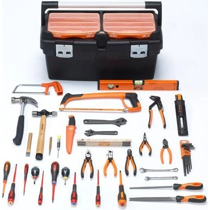 Bahco Elektrikersæt 42 dele i værktøjskasse