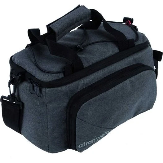 Atran Velo ZAP Top 18,5 L cykeltaske - grå