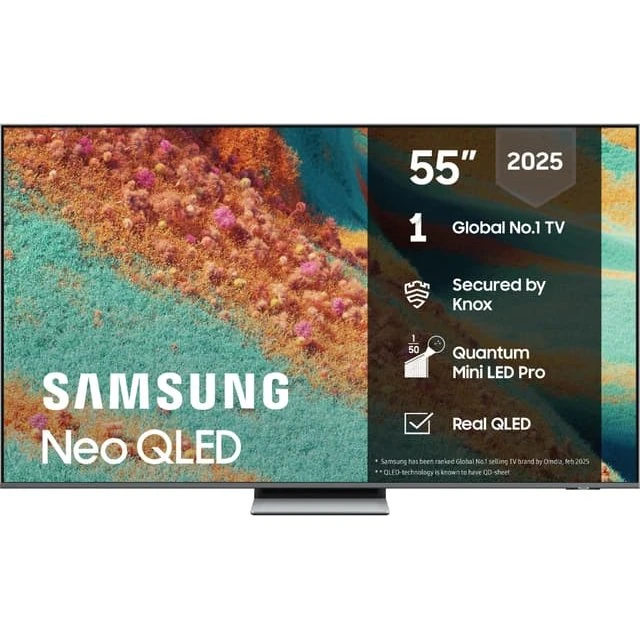 Samsung GQ55QN85FAU 55" Neo QLED 4K Smart TV - Sølv