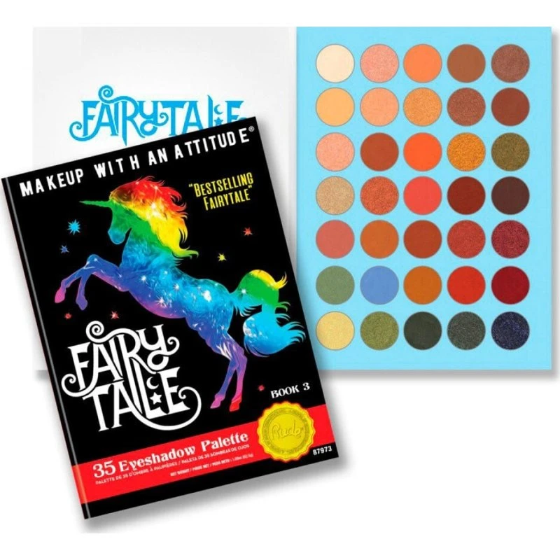 Rude Cosmetics Eyeshadow Palette Fairy Tale 30g - 35 farver