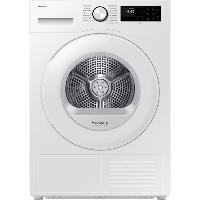 Samsung DV90DG52A0TE tørretumbler 9 kg - varmepumpe, hvid