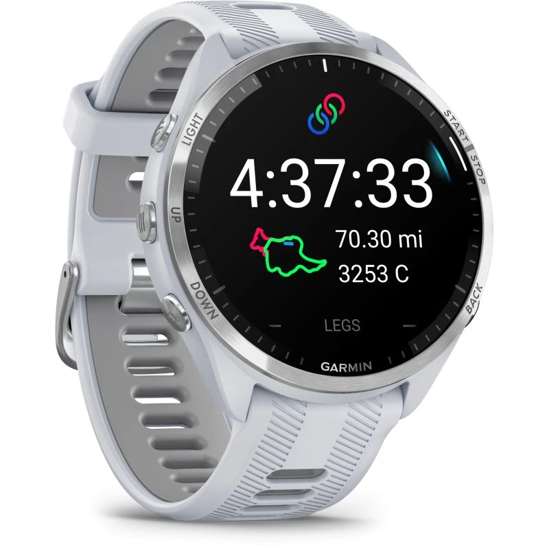 Garmin Forerunner 965 47 mm Smartwatch - Hvid Titanium