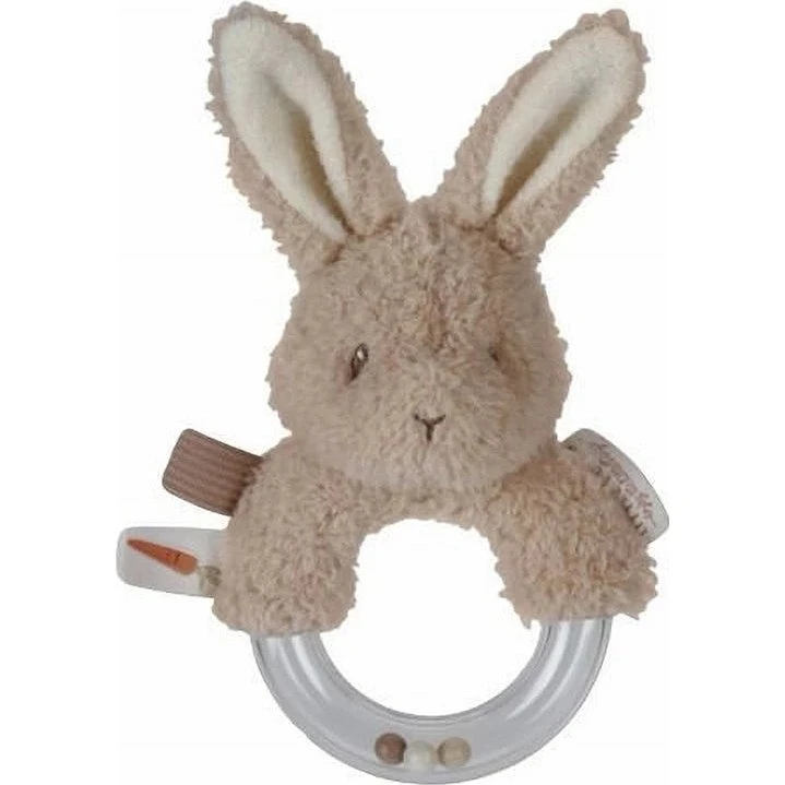 Little Dutch Rangle Baby Bunny, natur 13,5x11,6 cm
