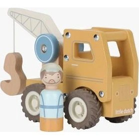 Little Dutch Kranbil med træfigur (18+ mdr)