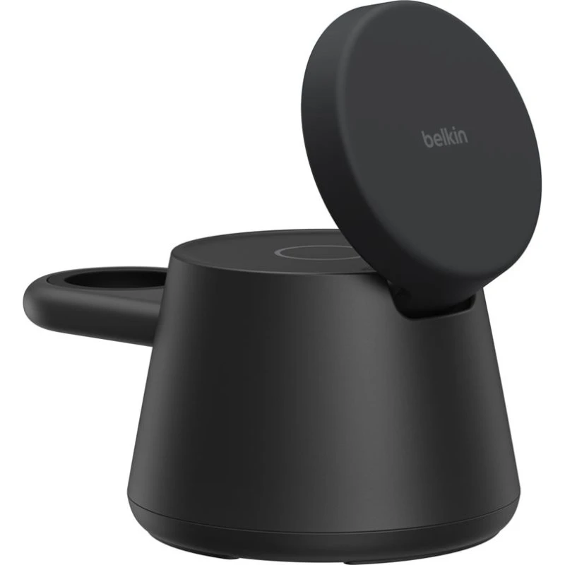 Belkin UltraCharge modulær Qi2 opladningsdock med AC-adapter, sort