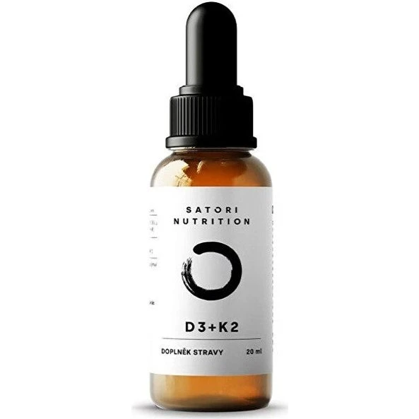 Satori Nutrition Vitamin D3 + K2 i MCT-olie, 20 ml