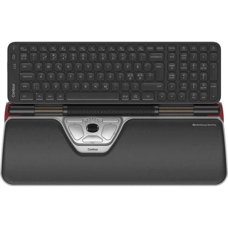 Contour RollerMouse Red Plus Balance Mid-Size Trådløs Pan Nordic