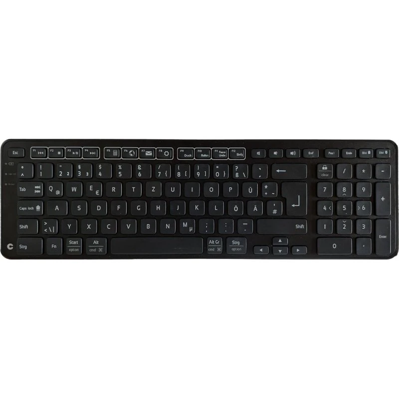 Contour Design Balance Trådløst Tastatur - Tysk QWERTZ - Sort