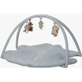 Little Dutch Aktivitetstæppe Forest Friends, blå 99×89×52 cm