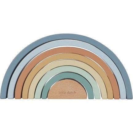 Little Dutch Forest Friends Blå Regnbue Stabler