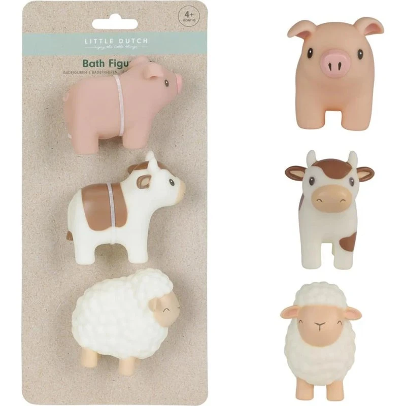 Little Dutch Bondegård Badefigursæt, 3 dele