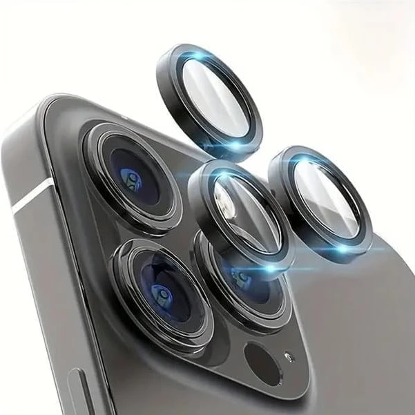 iPhone 13 Pro / Pro Max Linsebeskytter - 2-pak Hærdet Glas