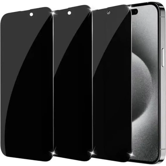 3-pak iPhone 11 Privacy skærmbeskytter i hærdet glas