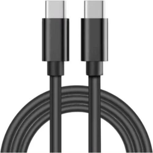 USB-C til USB-C Hurtigoplader Kabel - 1m - 25W - Sort