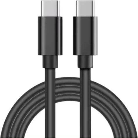 USB-C til USB-C Kabel - 2 Meter - 25W - Sort