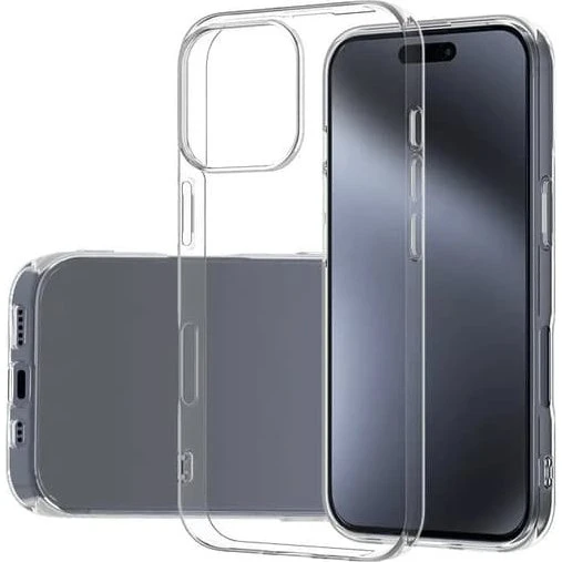 iPhone 16 Pro Max Gennemsigtigt Silikone Etui med Kamera-beskyttelse