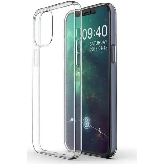iPhone 13 Pro Etui - Gennemsigtig Silikone TPU