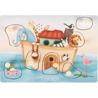 Little Dutch Puslespil med lyd – Noahs Ark