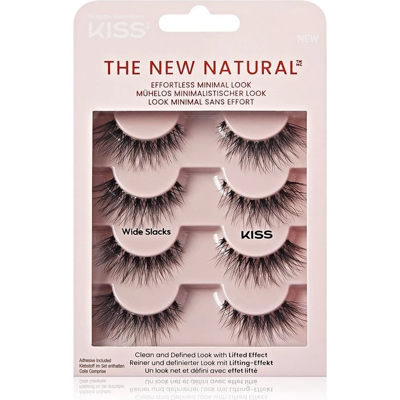 KISS Natural & Effortless Kunstige Øjenvipper, 8 stk.