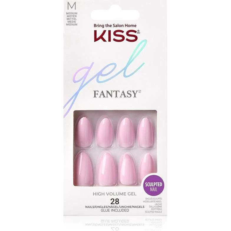 KISS Gel Fantasy High Volume Kunstige Negle No Regrets, 28 stk.