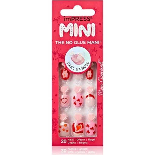 KISS imPRESS Mini kunstige negle, 28 stk.