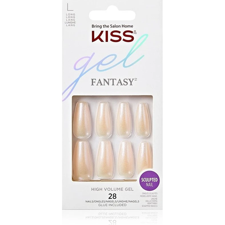 KISS Gel Fantasy High Volume Kunstige Negle Hold Me Closer 28 stk.