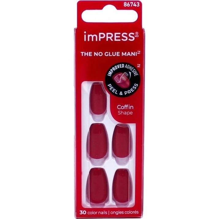 Kiss my face ImPRESS Color MC Reddy or Not Negle - 30 stk